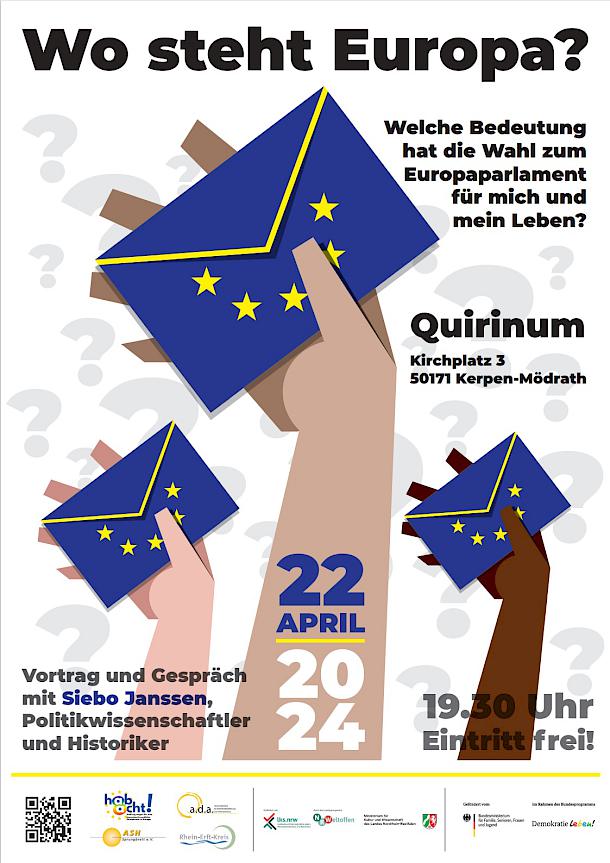 Wo steht Europa und welche Bedeutung hat die bevorstehende Wahl zum Europaparlament für dein Leben?