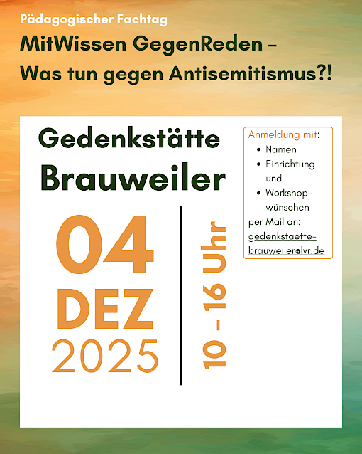Pädagogischer Fachtag: MitWissen GegenReden - Was tun gegen Antisemitismus?!